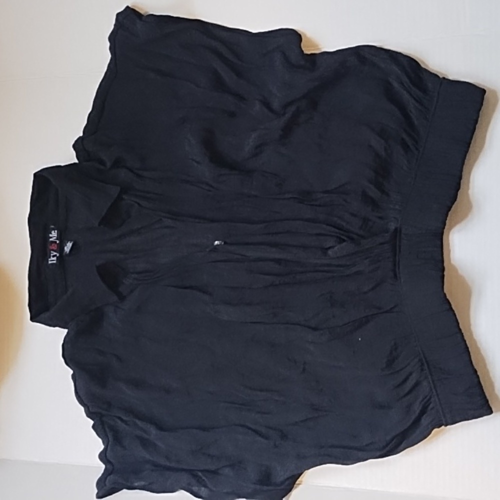 Black sheer top